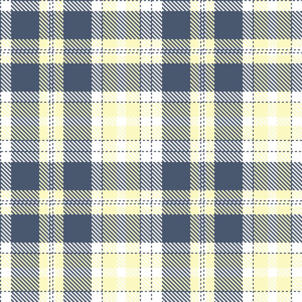 Modern Seamless Tartan in Cool Slate tones Textile Design vector