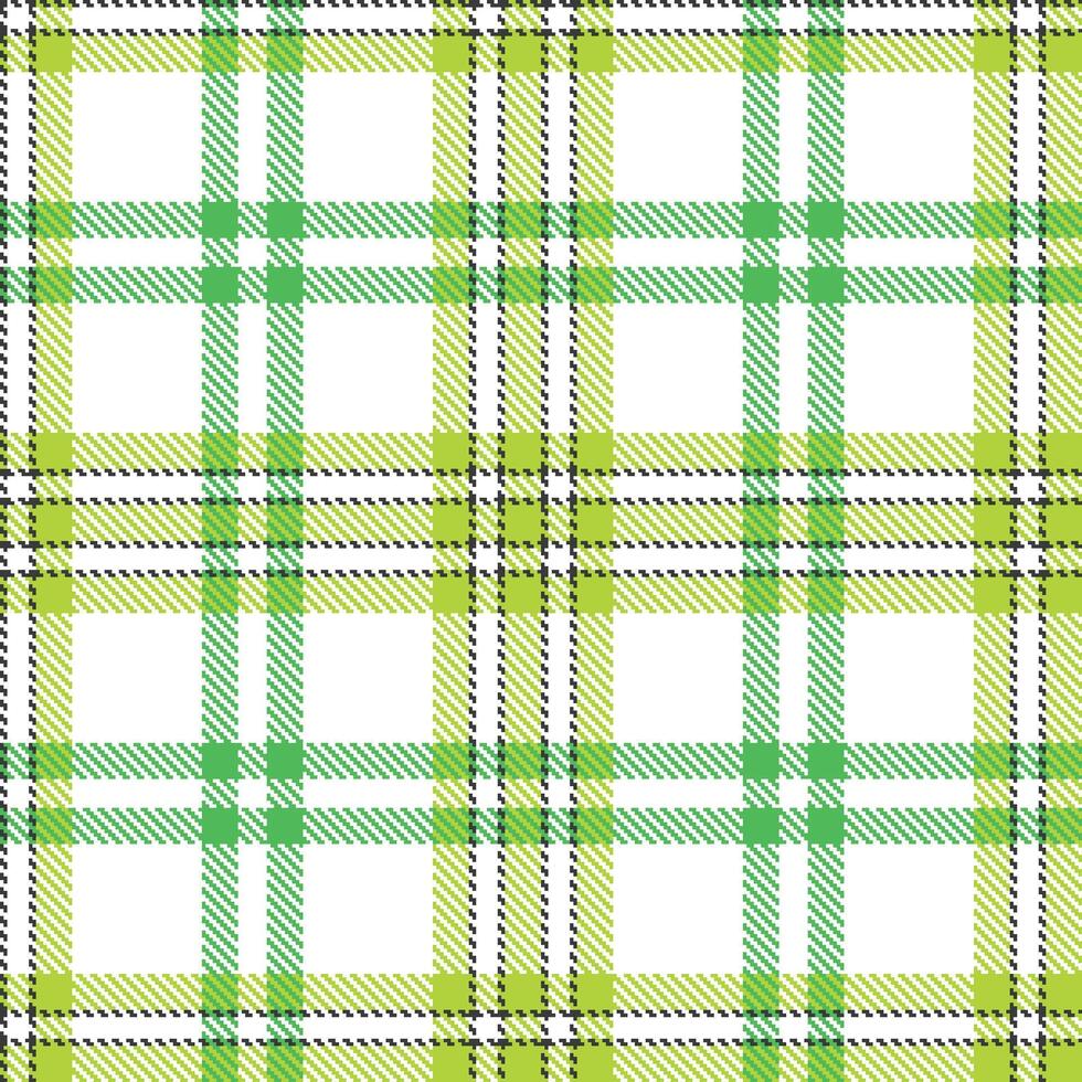 Modern Muted White Seamless Tartan Textile Design Variant 1419 vector