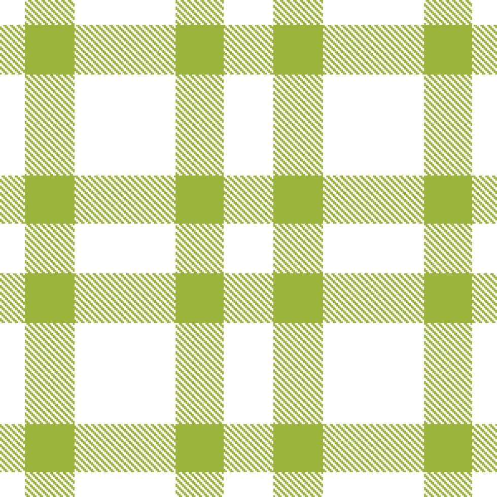 Warm White and Pale Booger Seamless Tartan Textile Design vector