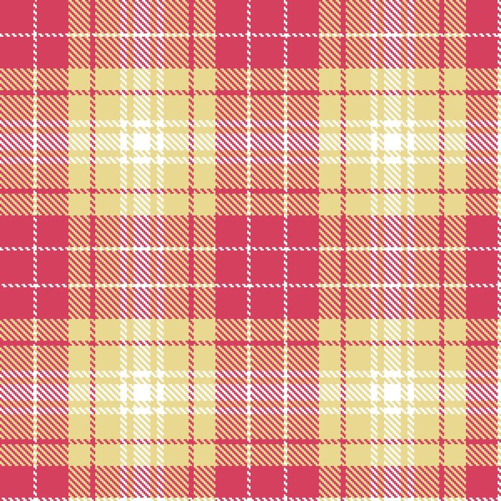 Modern Seamless Tartan in Smoky Light Tan tones Textile Design 2 vector