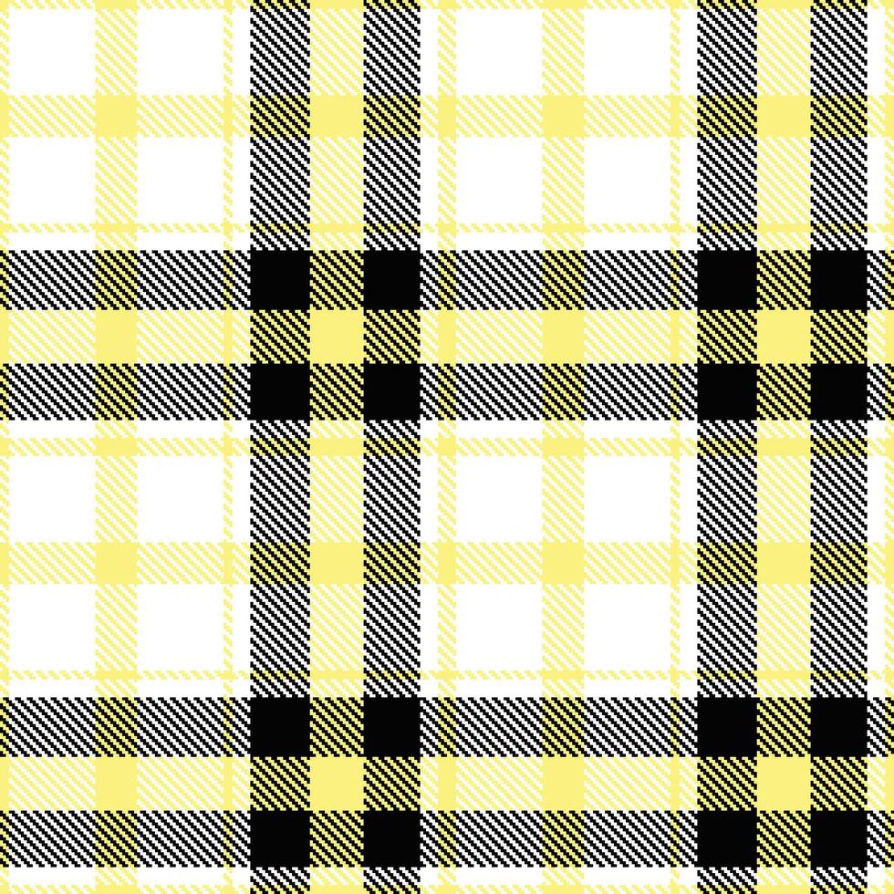 Soft Straw and Smoky White Seamless Tartan Textile Design vector
