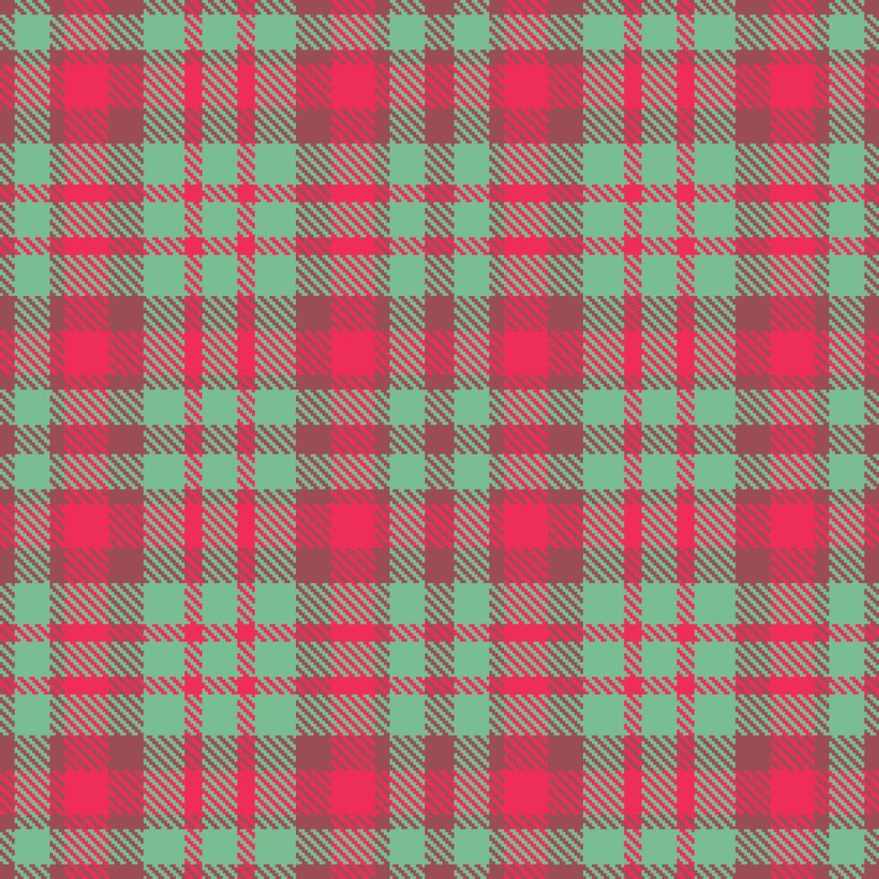 Modern Seamless Tartan in Light Light Maroon tones Textile Design 2 vector