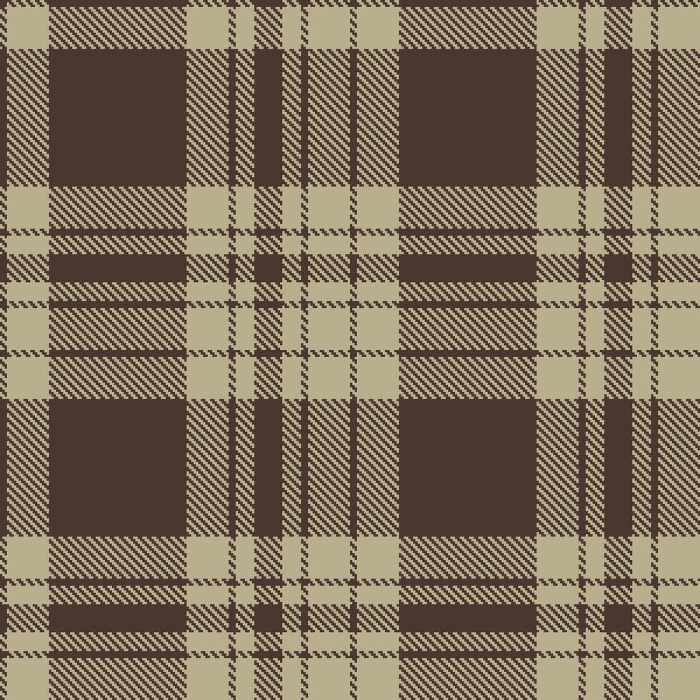 Modern Seamless Tartan in Deep Dark Grey tones Textile Design 2 vector