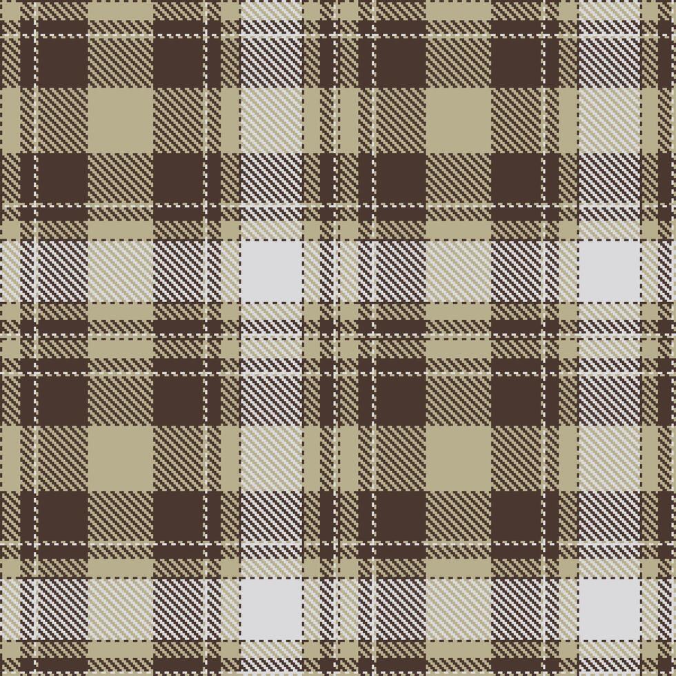 Soft Dark Grey Seamless Tartan with Deep Bland accents Textile Design vector