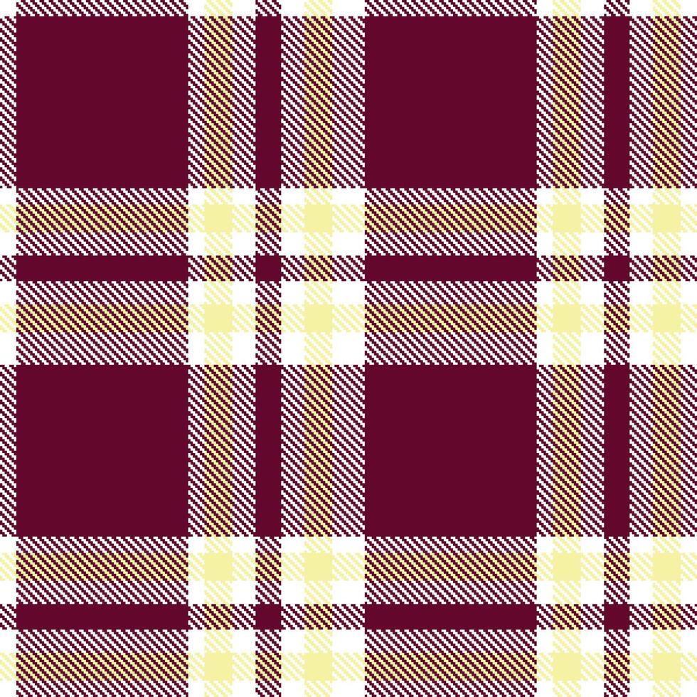 Modern Seamless Tartan in Warm White tones Textile Design Variant 1774 vector