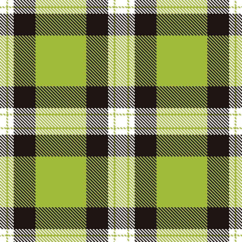 Dusty White Seamless Tartan with Deep Snot accents Textile Design vector