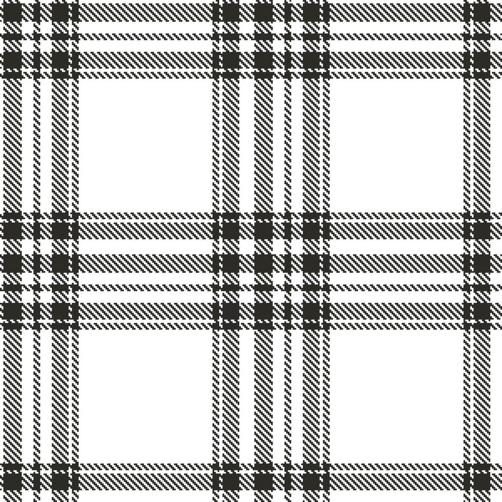 Modern Seamless Tartan in Warm White tones Textile Design Variant 1842 vector