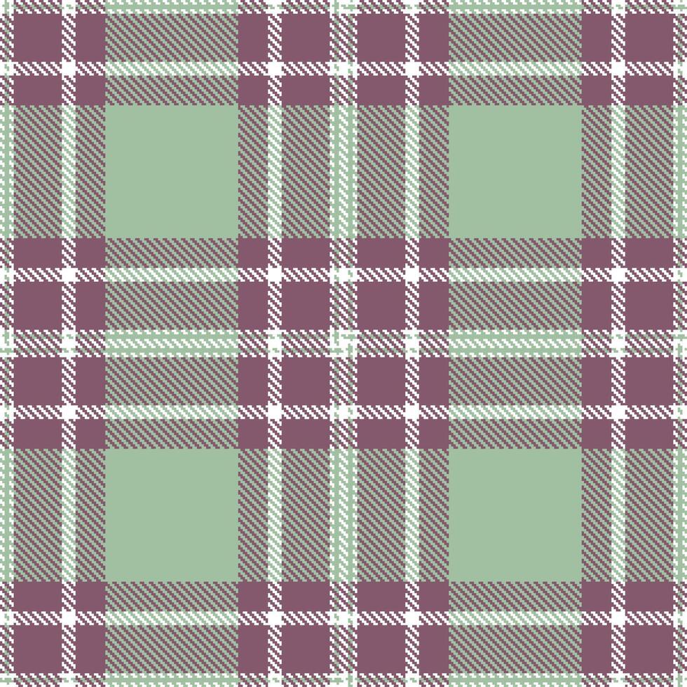Modern Seamless Tartan in Rich White tones Textile Design Variant 1946 vector
