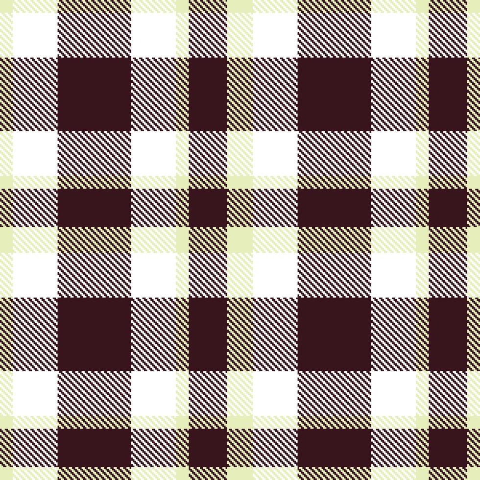Modern Seamless Tartan in Cool Cream tones Textile Design vector
