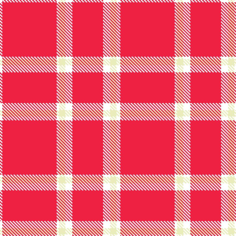 Modern Dusty White Seamless Tartan Textile Design Variant 2008 vector