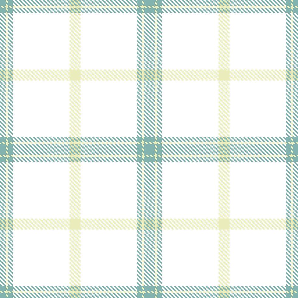 Modern Seamless Tartan in Warm Greyish Teal tones Textile Design vector