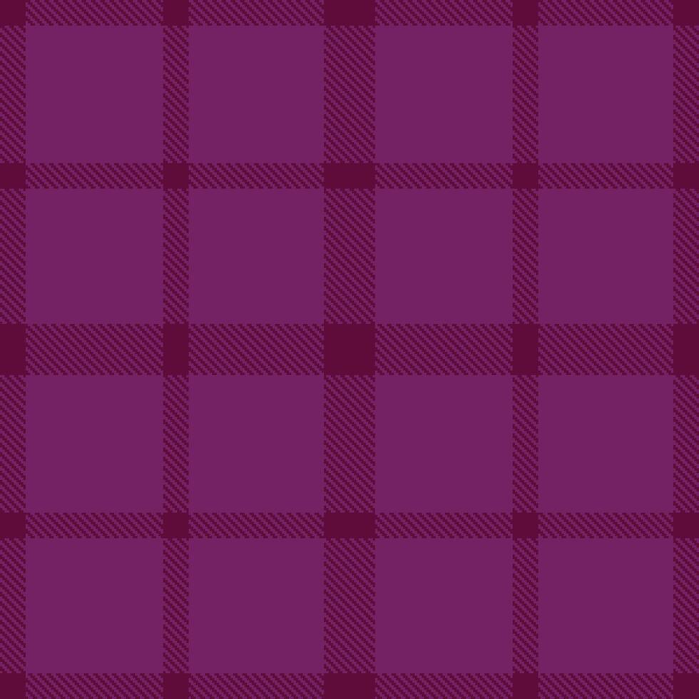 Muted Plum and Bright Rich Purple Seamless Tartan Textile Design vector