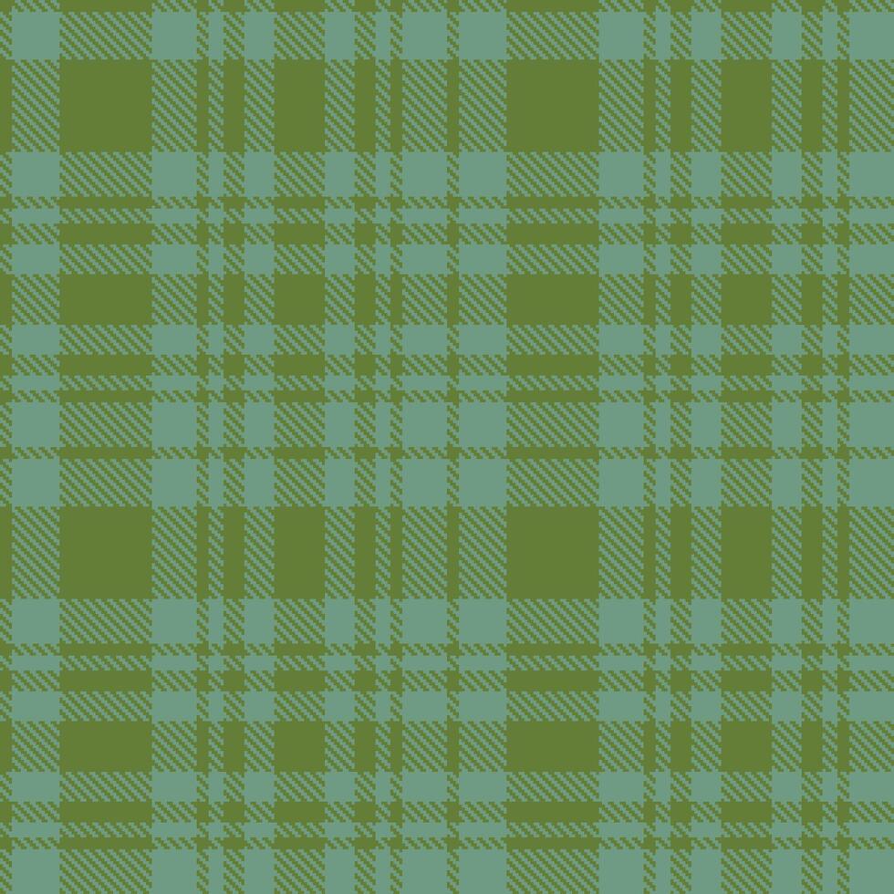 Modern Seamless Tartan in Bright Swamp tones Textile Design vector