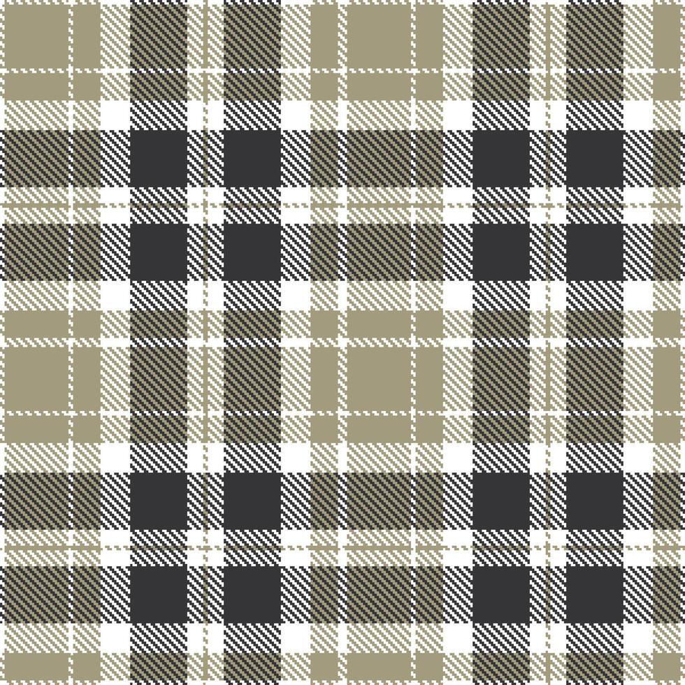 Rich White and Pastel Stone Seamless Tartan Textile Design vector