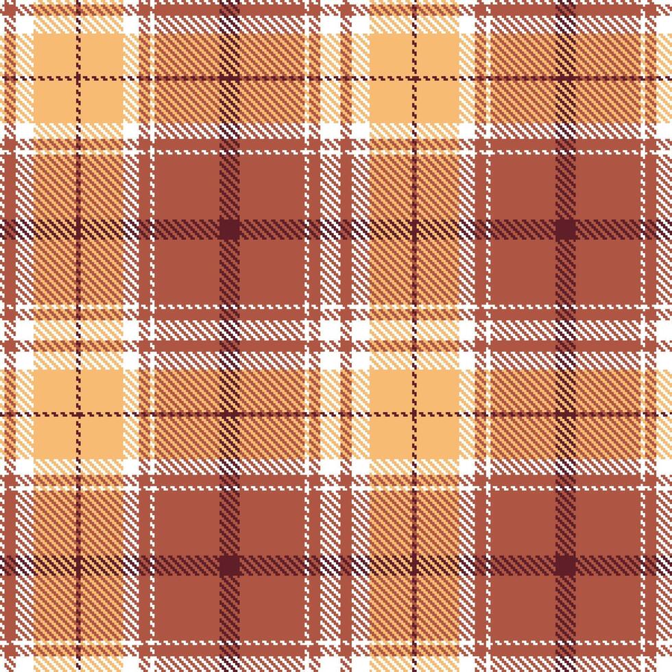 Modern Cool White Seamless Tartan Textile Design Variant 2118 vector