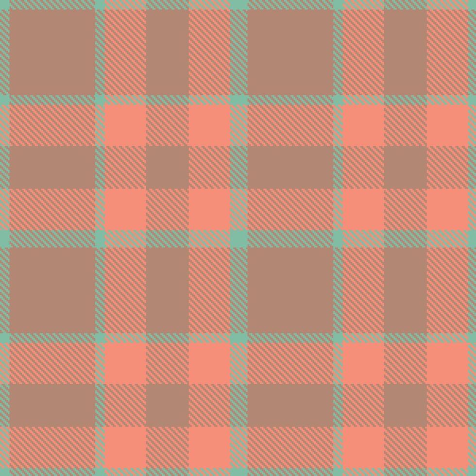 Modern Seamless Tartan in Deep Pale Teal tones Textile Design Variant 2219 vector
