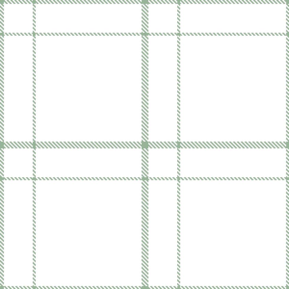 Modern Seamless Tartan in Smoky Greenish Grey tones Textile Design vector