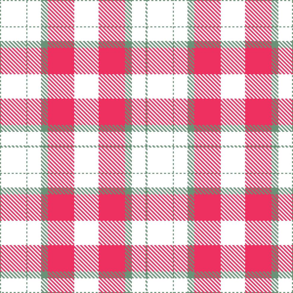 Pale Slate Green and Pale White Seamless Tartan Textile Design vector