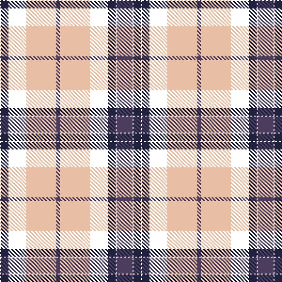 Modern Pastel White Seamless Tartan Textile Design Variant 2265 vector
