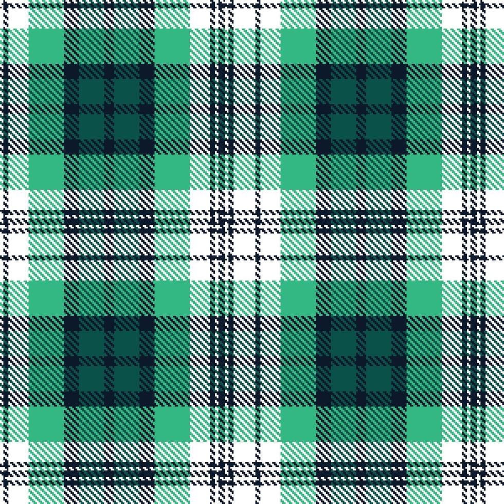 Soft Dark and Soft White Seamless Tartan Textile Design vector
