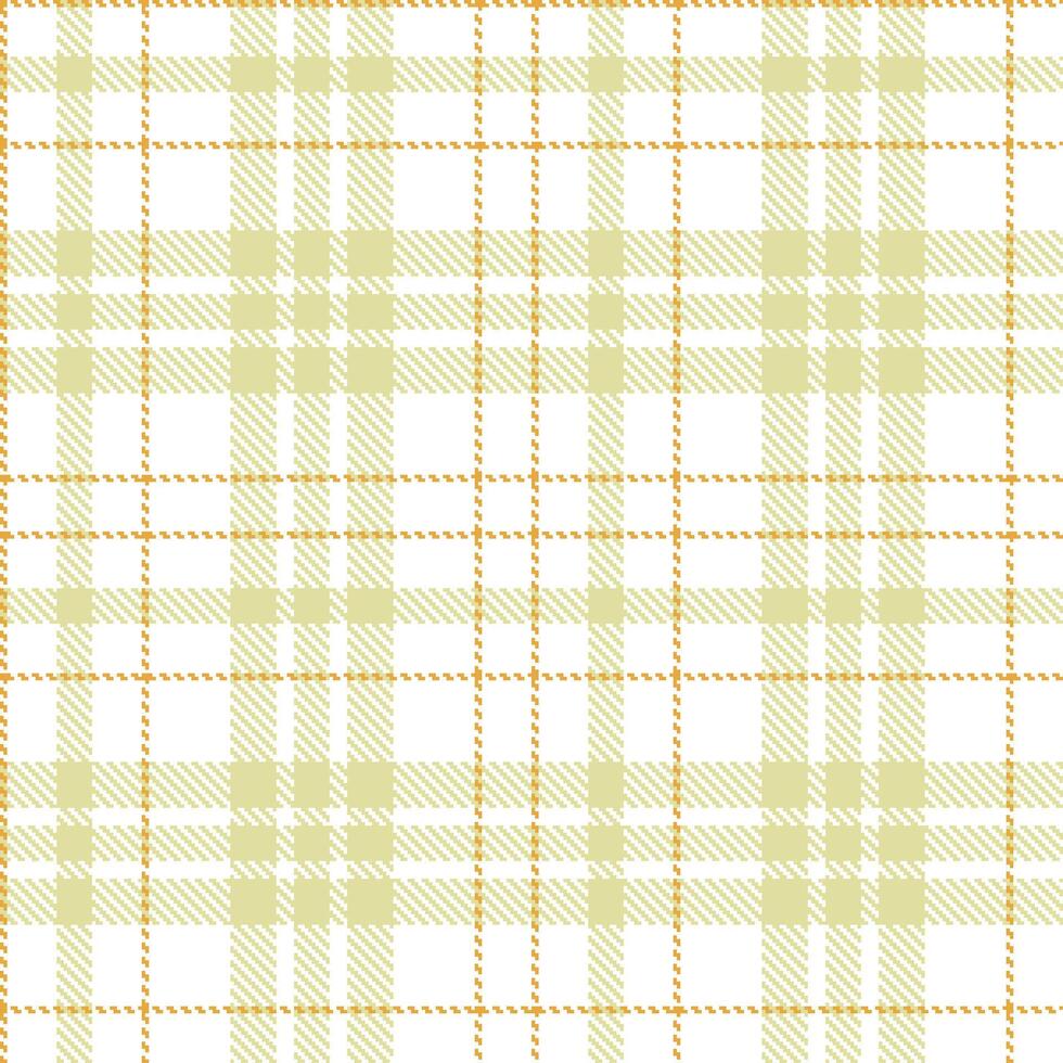 Metallic White and Iridescent Beige Seamless Tartan Textile Design vector
