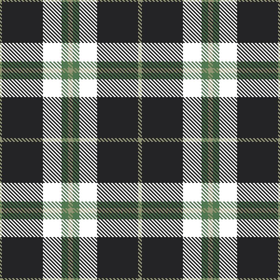 Modern Light Brown Grey Seamless Tartan Textile Design vector
