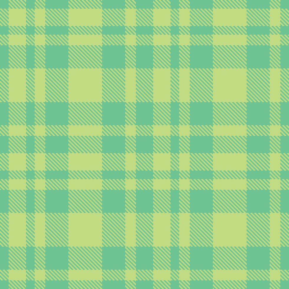 Modern Seamless Tartan in Deep Greenblue tones Textile Design vector