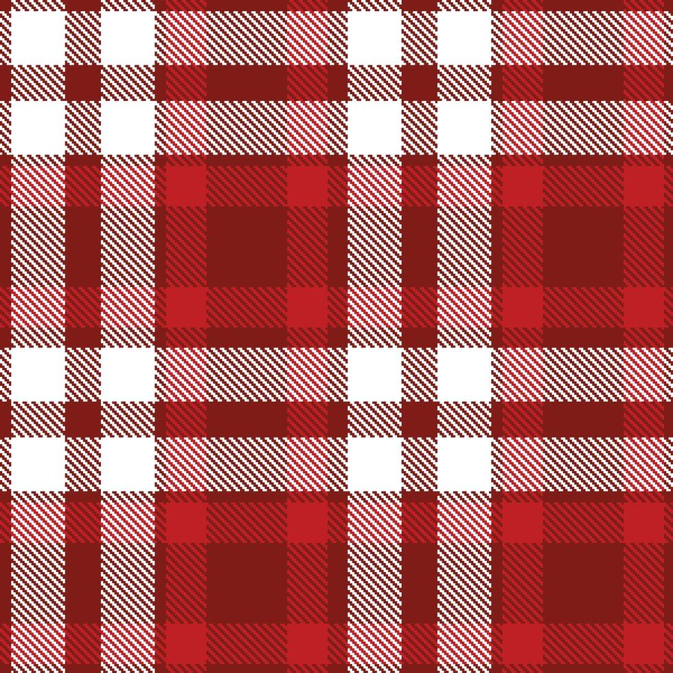 Modern Seamless Tartan in Metallic Blood tones Textile Design vector