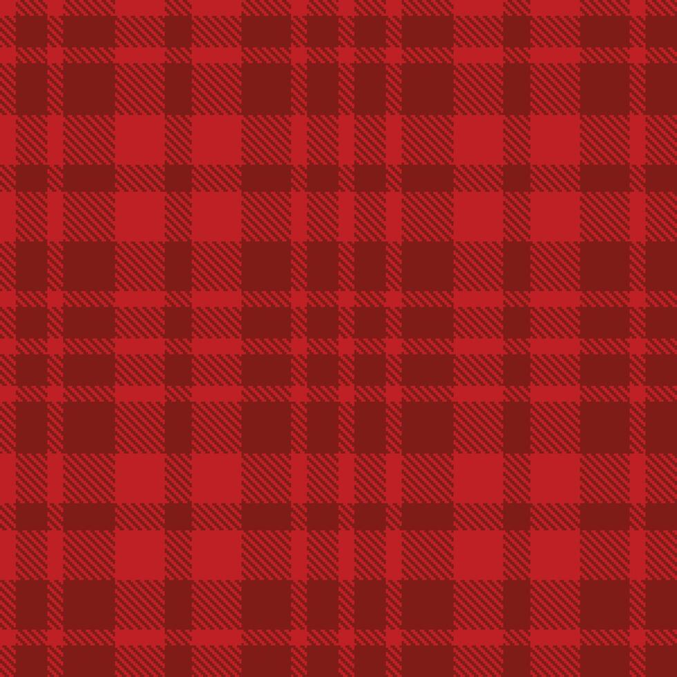 Muted Scarlet and Light Blood Seamless Tartan Textile Design vector