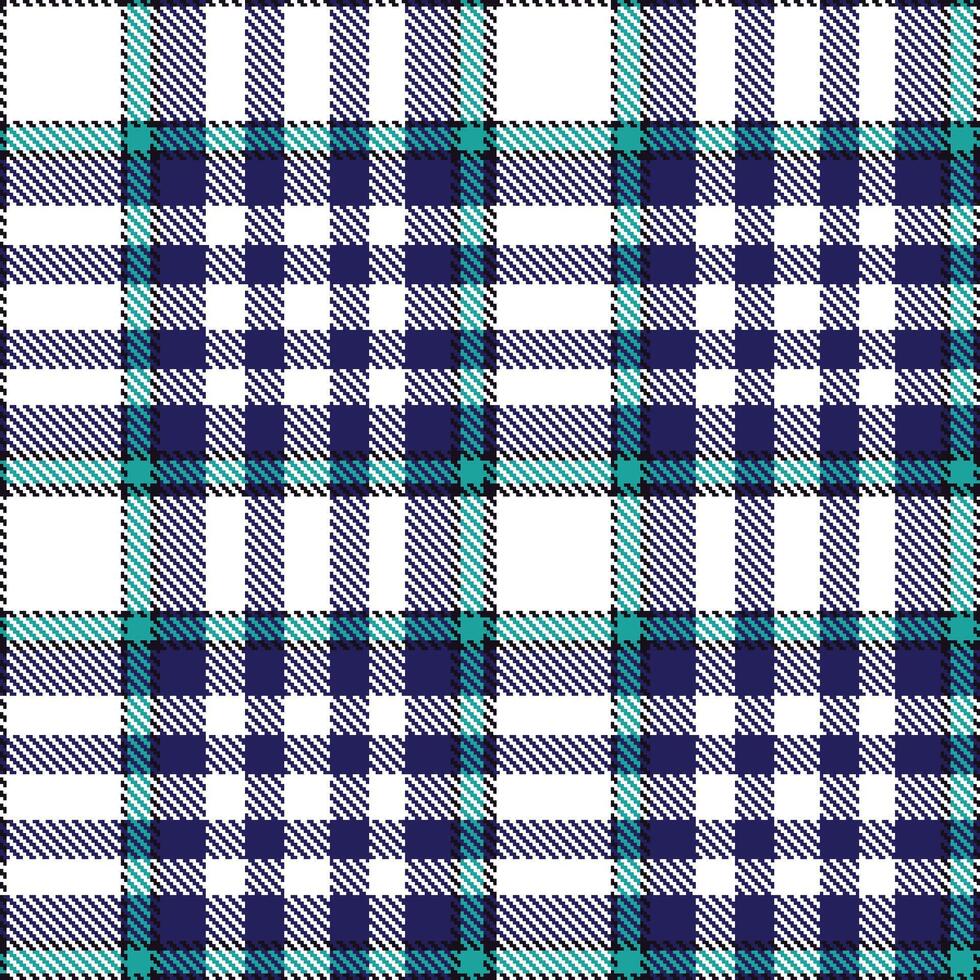 Modern Seamless Tartan in Dark Almost Black tones Textile Design vector