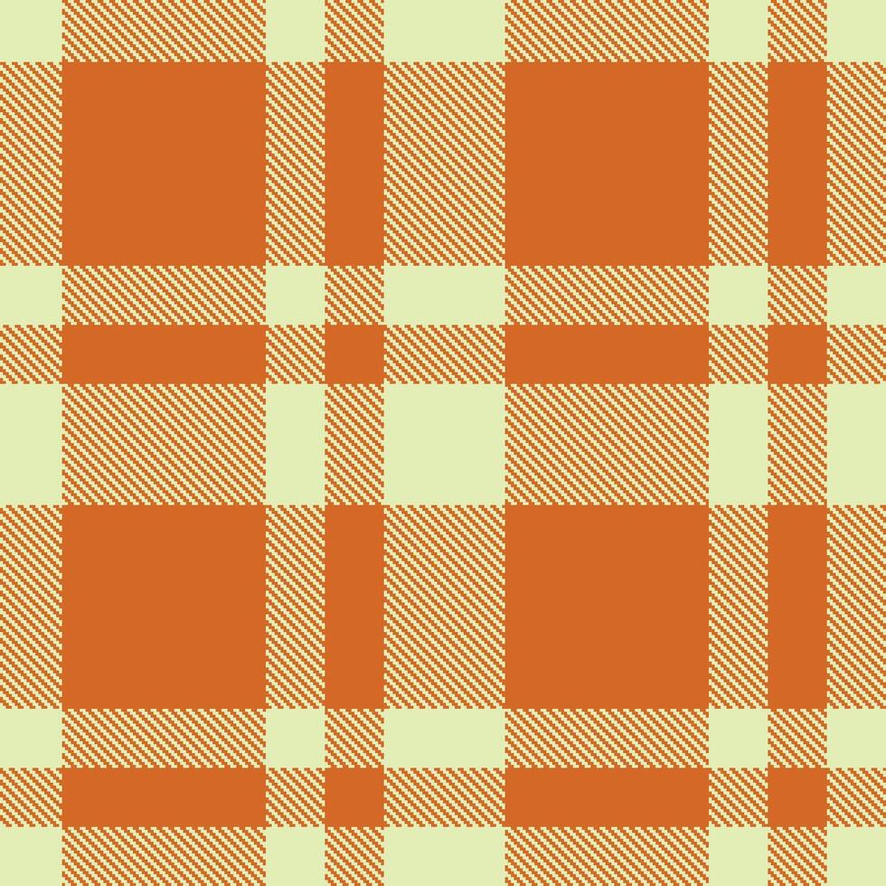 Modern Seamless Tartan in Dark Cream tones Textile Design vector