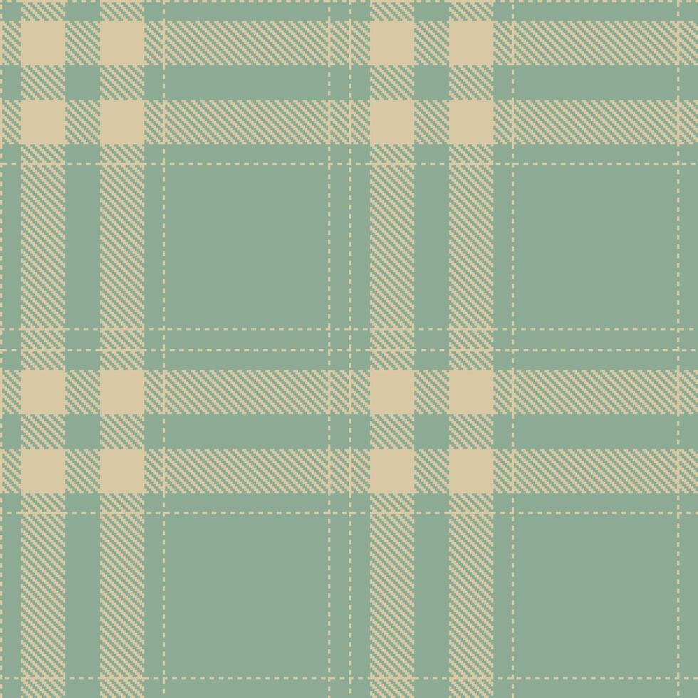Modern Metallic Beige Seamless Tartan Textile Design 386 vector
