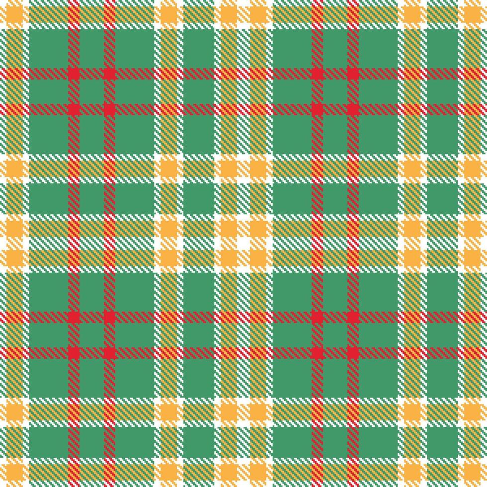 Modern Rich White Seamless Tartan Textile Design Variant 2395 vector