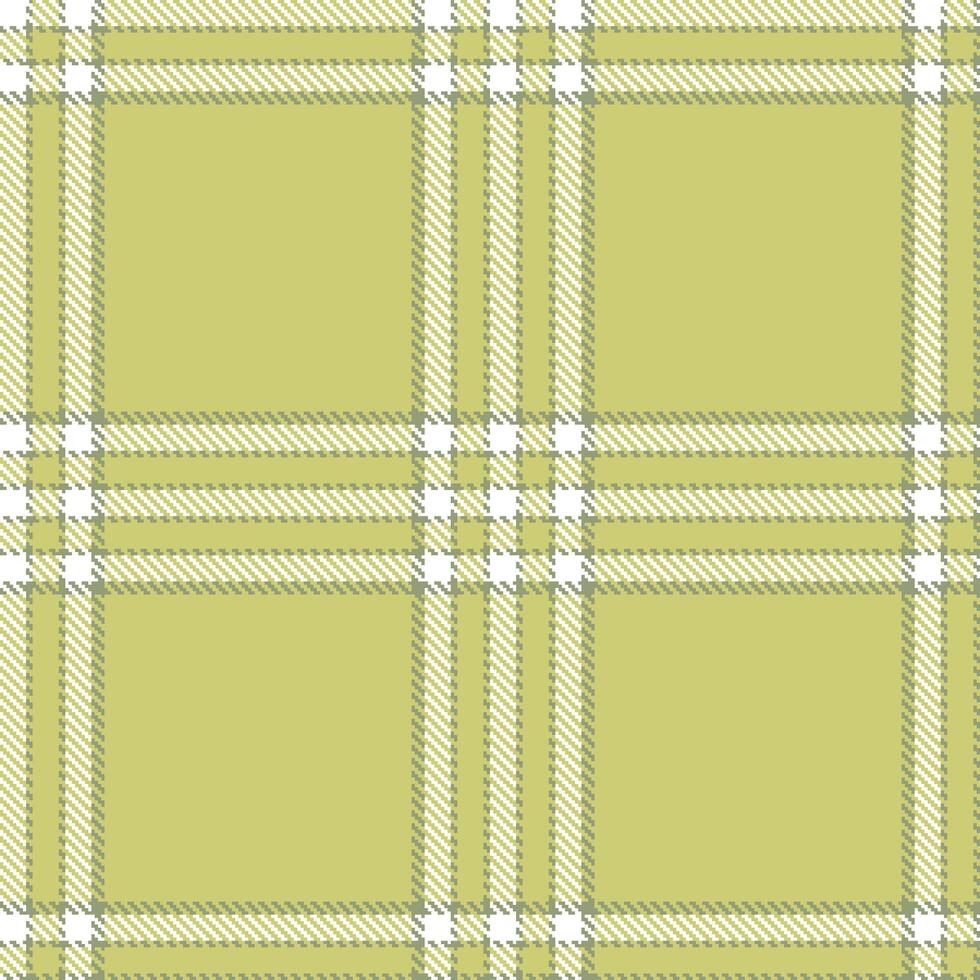 Dusty Grey and green Seamless Tartan with Neon White accents Textile Design vector
