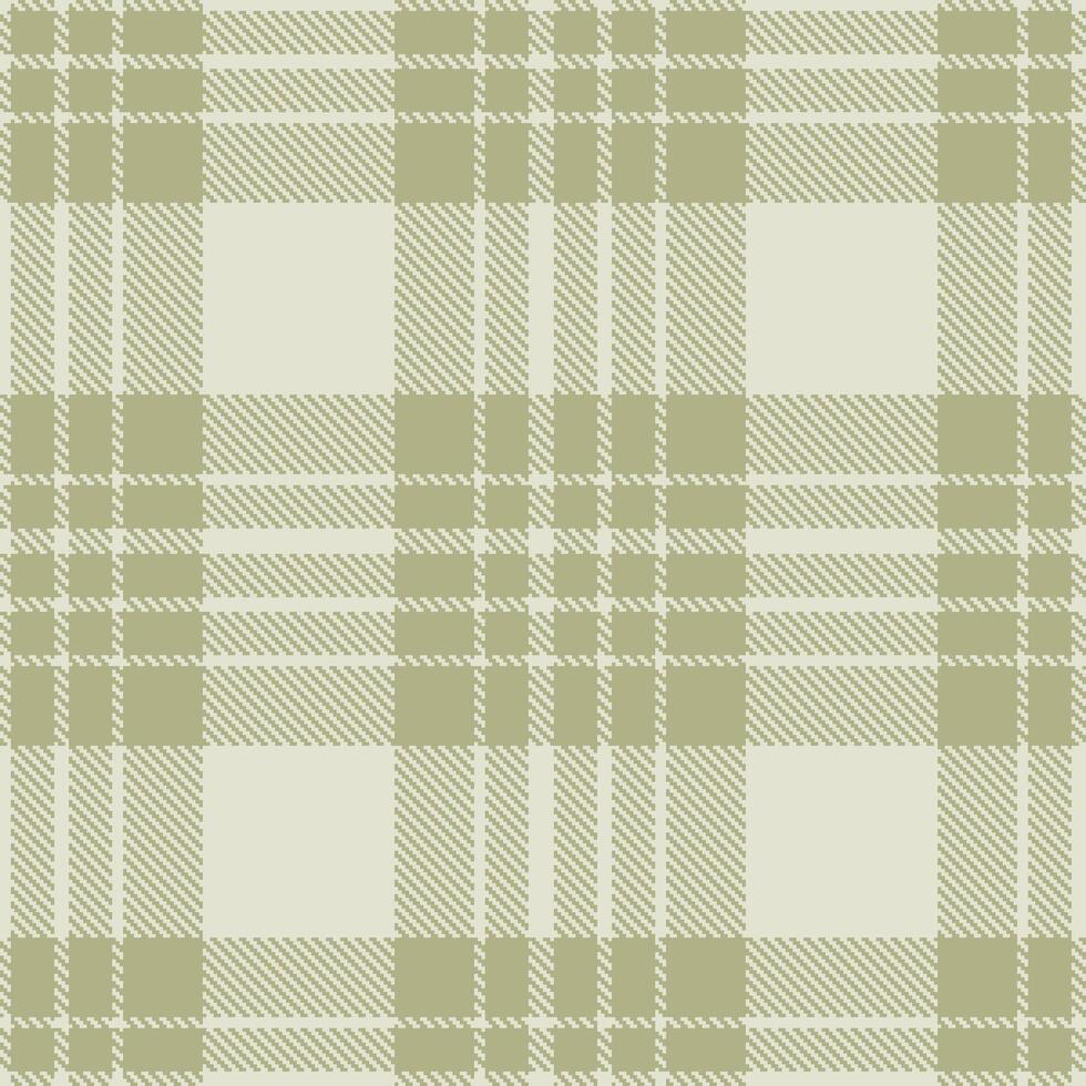 Modern Soft Light Grey Seamless Tartan Textile Design 386 vector