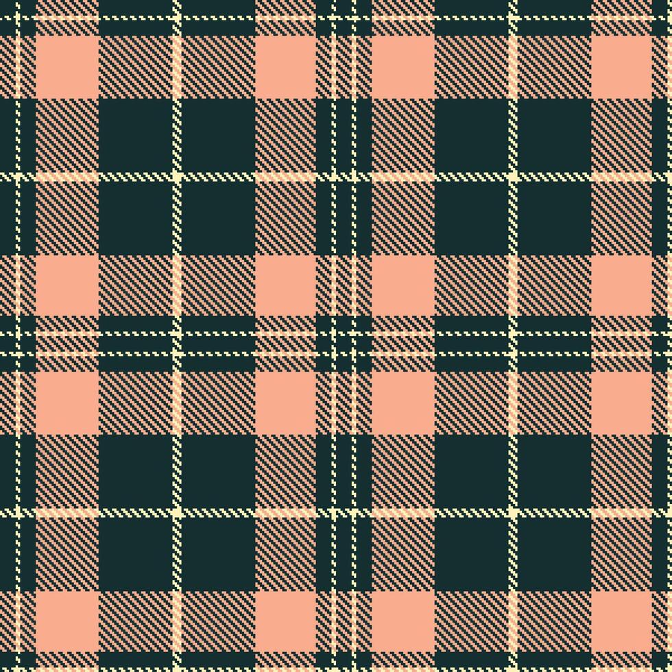 Modern Seamless Tartan in Vivid Charcoal tones Textile Design vector