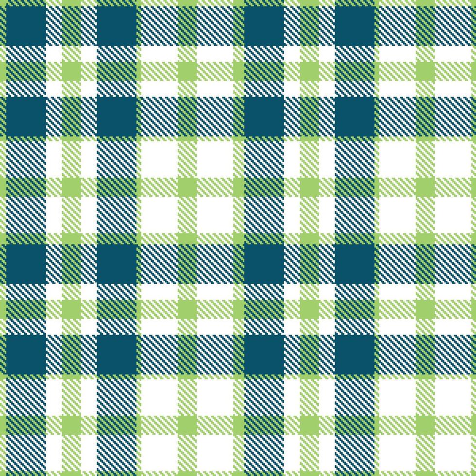 Modern Seamless Tartan in Warm Pistachio tones Textile Design vector