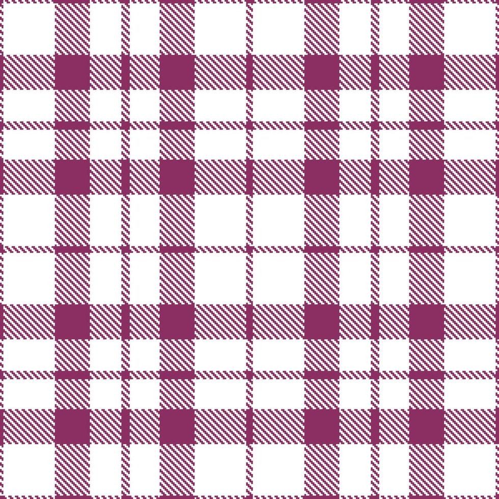 Modern Seamless Tartan in Vivid Velvet tones Textile Design Variant 2520 vector
