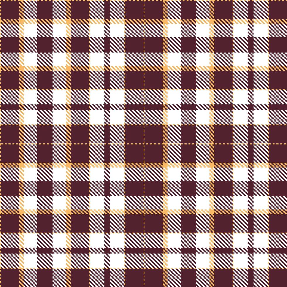 Modern Seamless Tartan in Pastel Apricot tones Textile Design vector