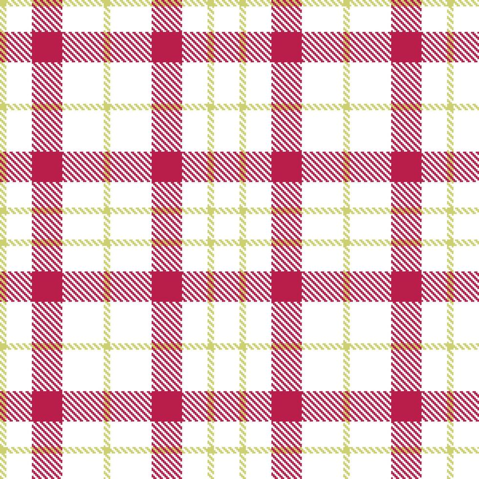 Modern Soft White Seamless Tartan Textile Design Variant 2557 vector