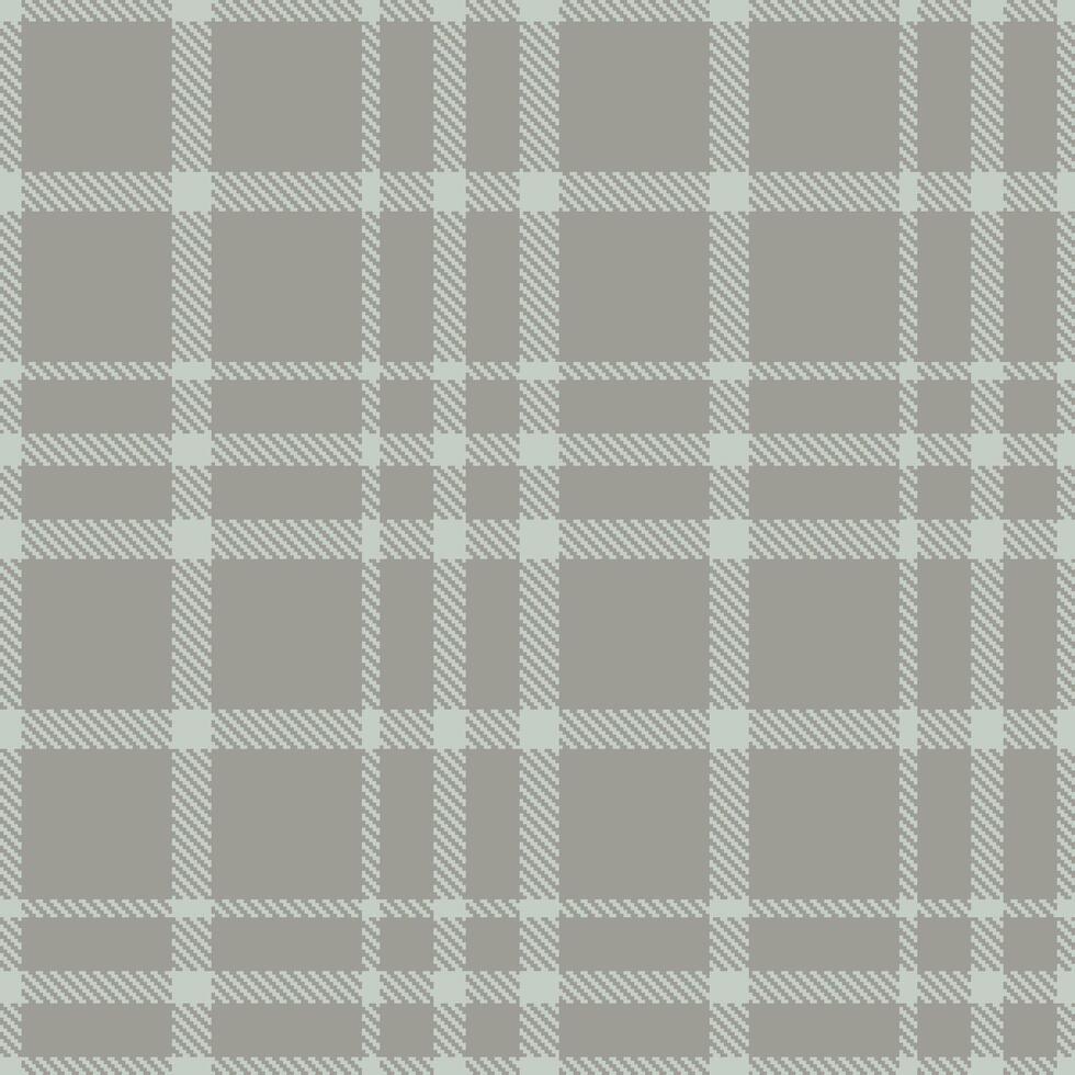 Deep Silver Seamless Tartan with Iridescent Greyish accents Textile Design vector