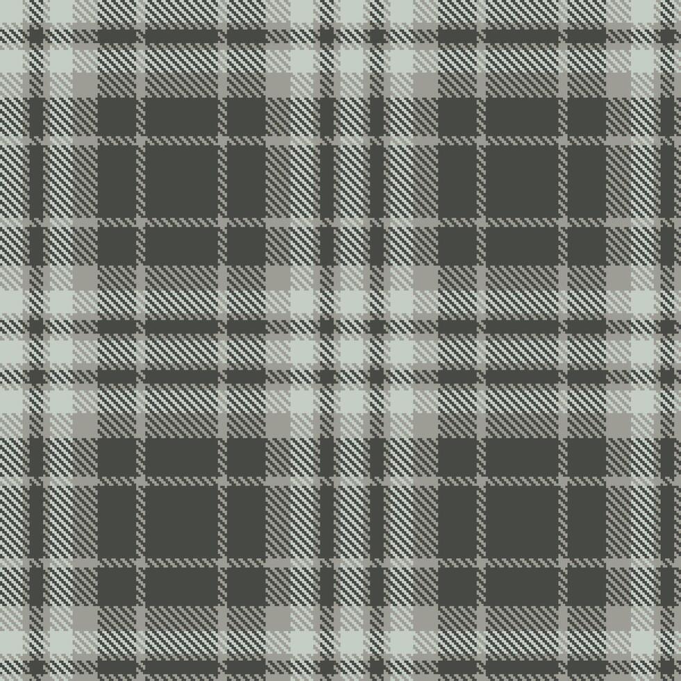Modern Seamless Tartan in Deep Greyish tones Textile Design vector