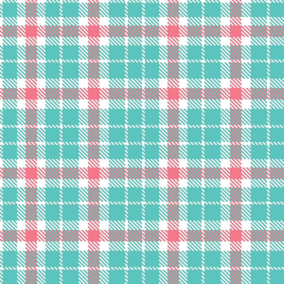 Modern Rich White Seamless Tartan Textile Design Variant 2602 vector