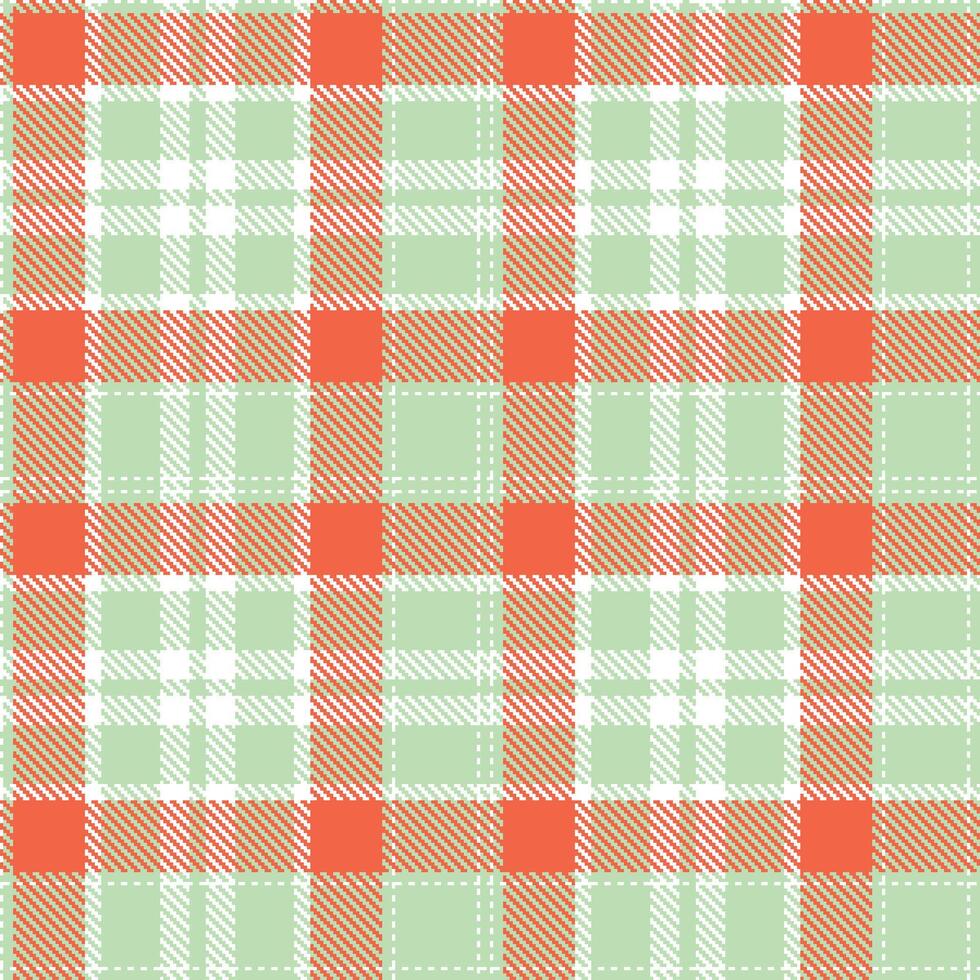 Modern Seamless Tartan in Dusty White tones Textile Design Variant 2623 vector