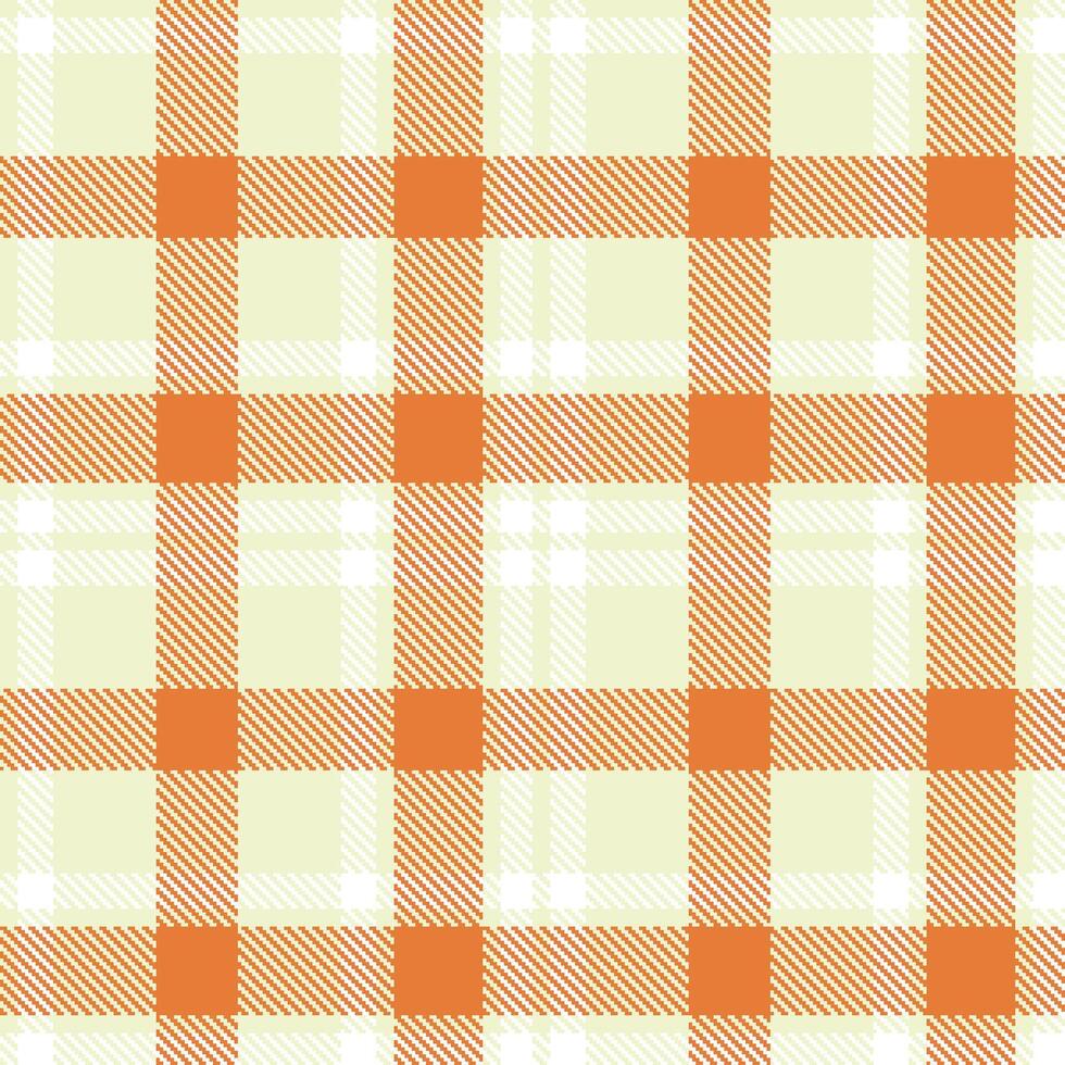 Iridescent Ecru and Deep White Seamless Tartan Textile Design vector