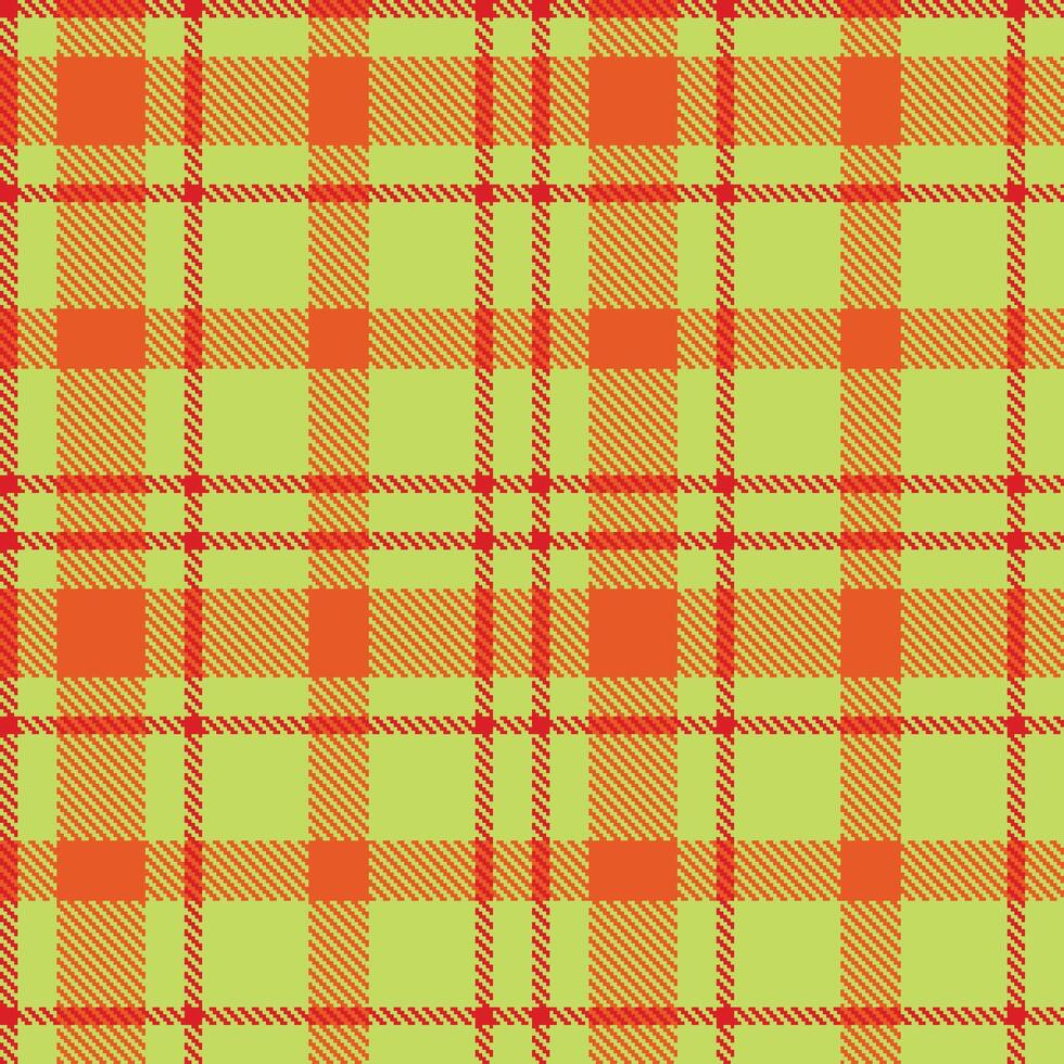 Modern Dusty Pear Seamless Tartan Textile Design vector
