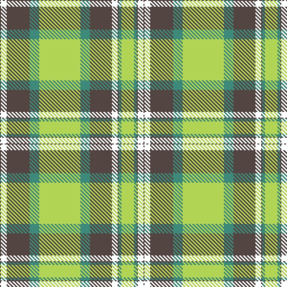 Rich Charcoal Grey Seamless Tartan with Pale Dusty Teal accents Textile Design vector