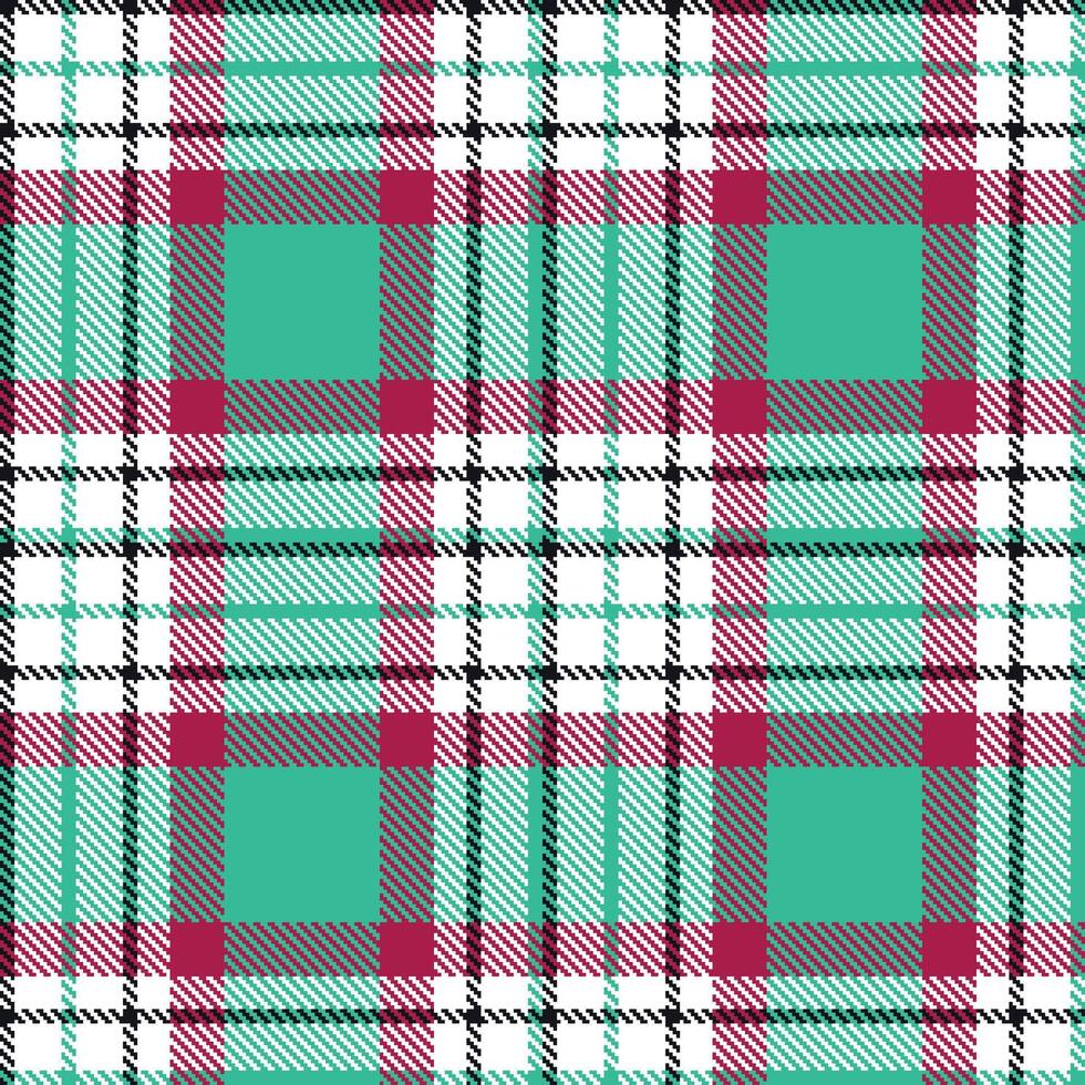 Metallic White and Iridescent Almost Black Seamless Tartan Textile Design vector