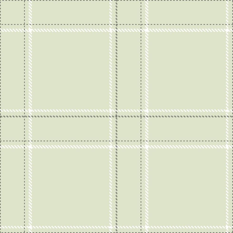 Modern Seamless Tartan in Rich Light Grey tones Textile Design vector