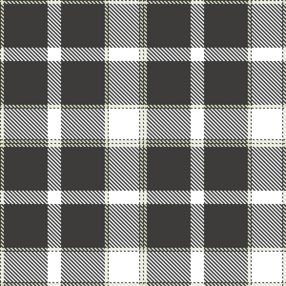 Modern Smoky Dark Grey Seamless Tartan Textile Design Variant 2770 vector